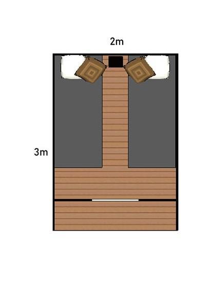 Tente Ecolodge Randonneur 6m² (1 à 2 pers) 1/2 Pers.