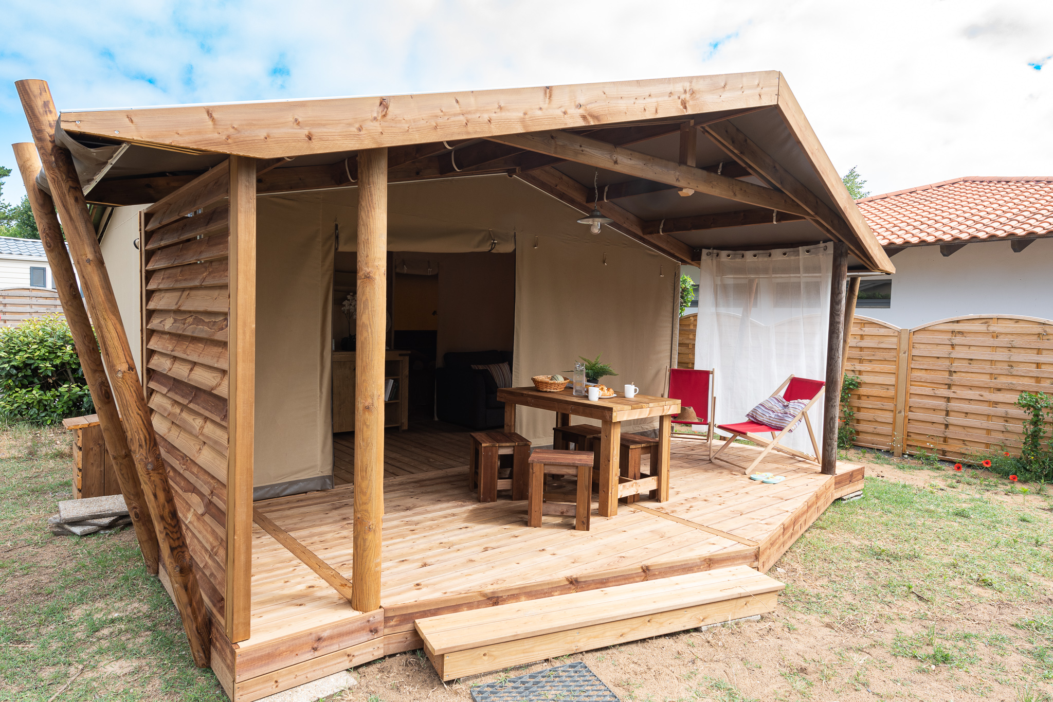 Tente Ecolodge Family – 2 chambres 2/4 Pers.