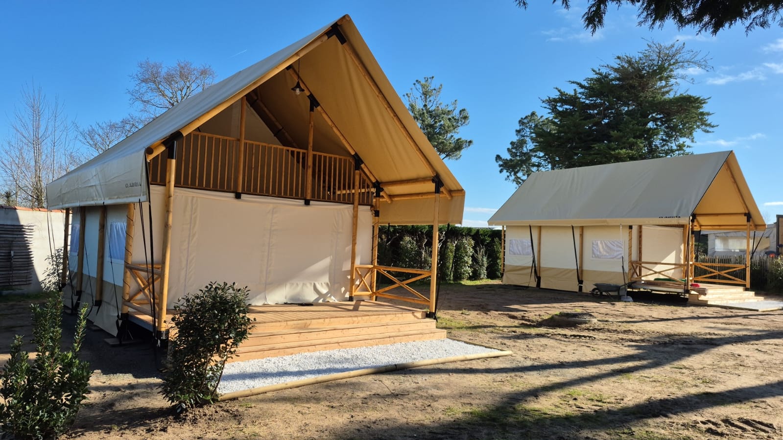 Nature Lodge 2 Schlafzimmer – Spa (Bettwäsche und Handtücher inklusive) 2/4 Pers.